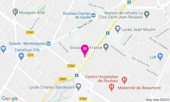 Localisation Dr Antoine Campion