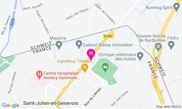 Localisation Dr Sabrine Hafsaoui Ouchnak