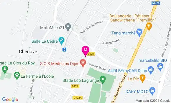 Localisation Dr Julie Alixant