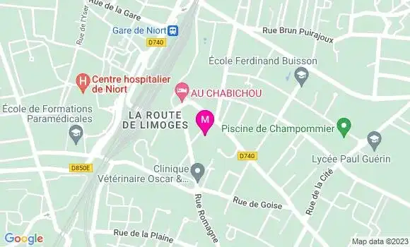 Localisation Dr Benoit Pusniak