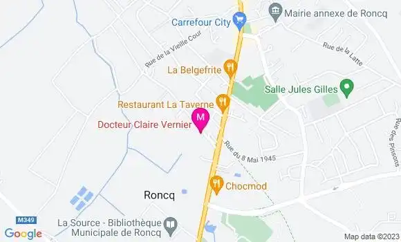 Localisation Dr Agathe Ducrocq