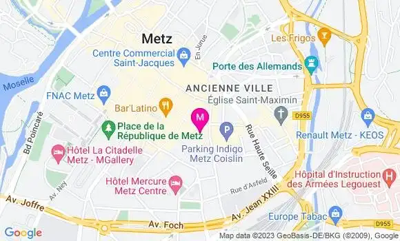 Localisation Dr Caroline Aimone Vianna