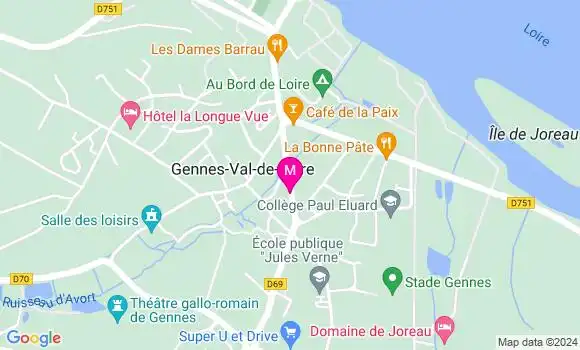 Localisation Dr Charlotte Morichon