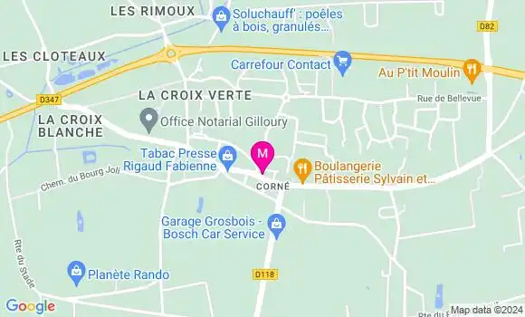 Localisation Dr Claire Colin