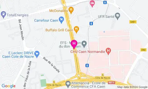 Localisation Dr Bertrand Lerosier