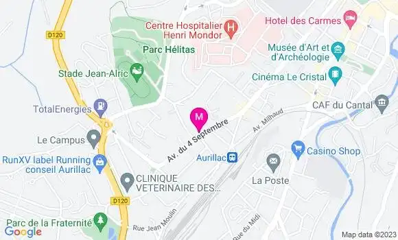Localisation Dr Thomas Laidet