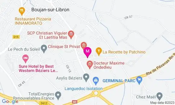 Localisation Dr Julien Tremlet