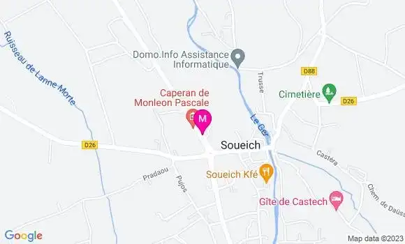 Localisation Dr Claudie Pouliot