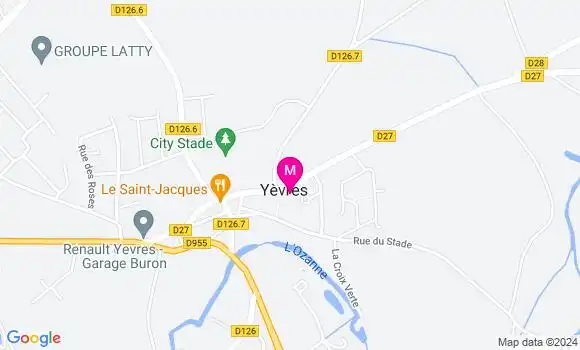 Localisation Dr Valentin Courault