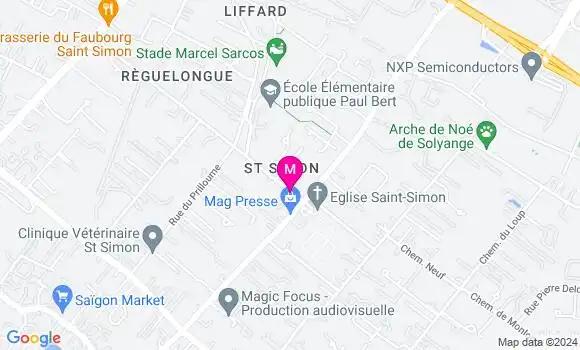 Localisation Dr Catherine Bilba