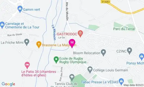 Localisation Dr Carole Le Roux