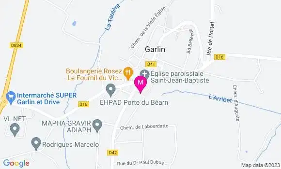 Localisation Dr Marjorie Mathieu Poublan