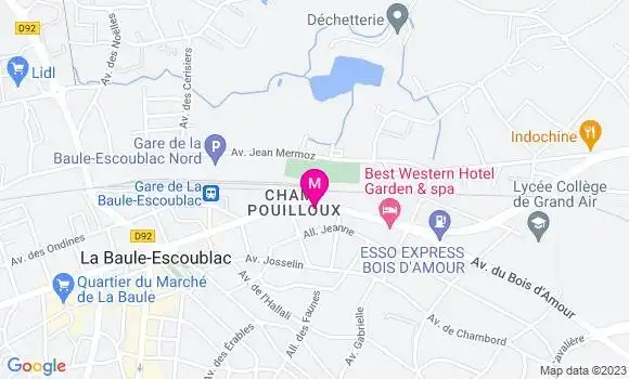 Localisation Dr Sandrine Lefrancois