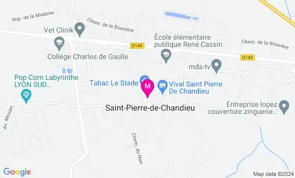 Localisation Dr Isabelle Laplace