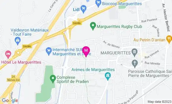 Localisation Dr Lauriane Griotto