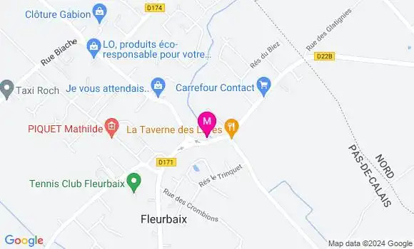 Localisation Dr Angèle Fruchart Taufour