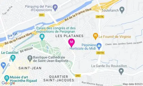 Localisation Dr Geoffrey Roques