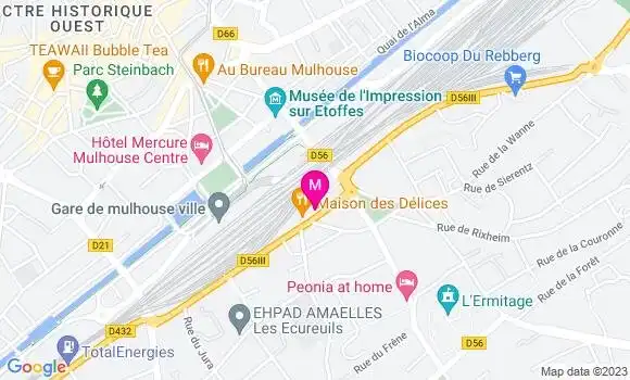 Localisation Dr Chloe Moulinas