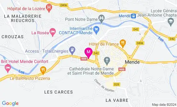 Localisation Dr Romane Arnal