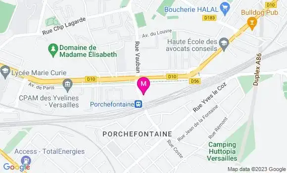 Localisation Dr Sandra Lajeunie
