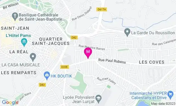 Localisation Dr Christian Capdeville