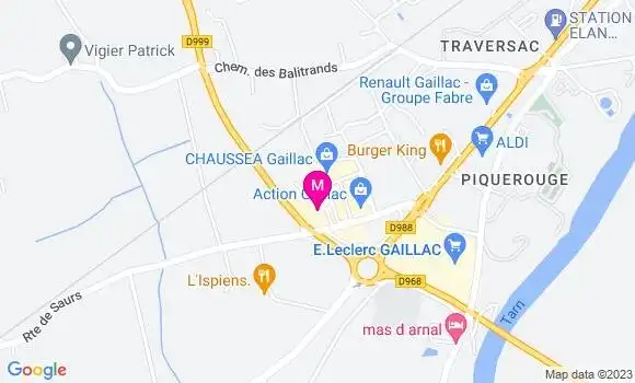 Localisation Dr Aymeric Le Gales