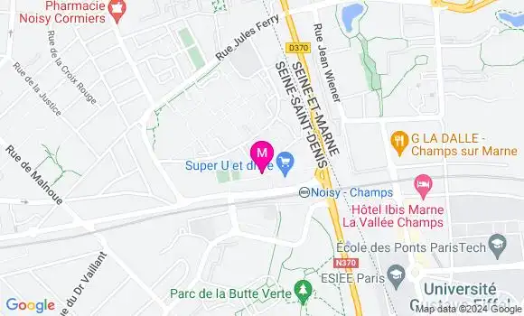 Localisation Dr Alice Denambride