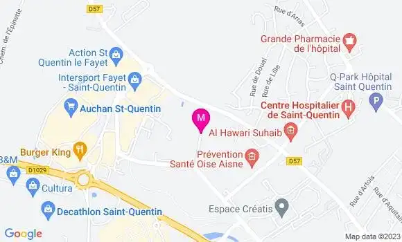 Localisation Dr Marion Hamard