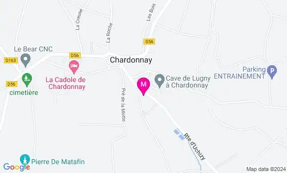 Localisation Dr Caroline Maes