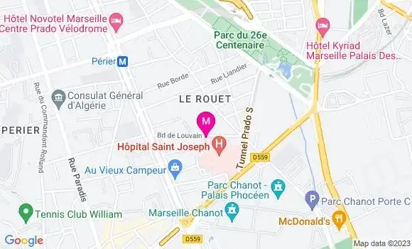 Localisation Dr Olivia Charmensat