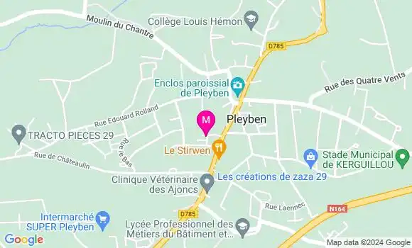 Localisation Dr Vivien Perin