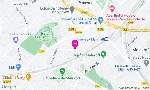 Localisation Dr Marie Anne Cosson