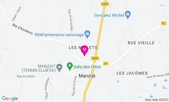 Localisation Dr Valentine Vieu