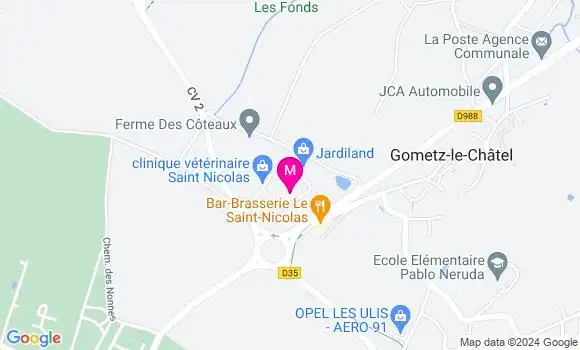 Localisation Dr Amélie Courmont