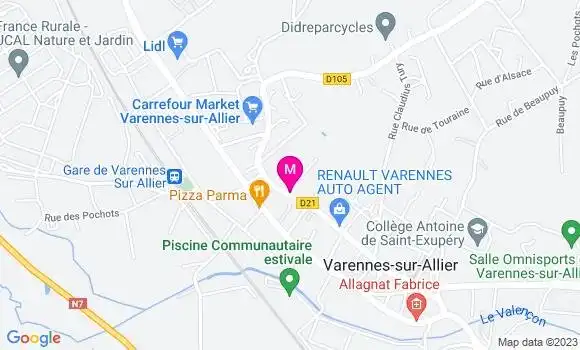 Localisation Dr Adeline Regnier