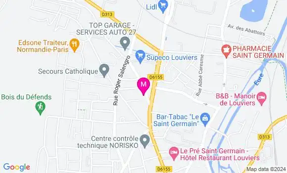 Localisation Dr Paul Thillard