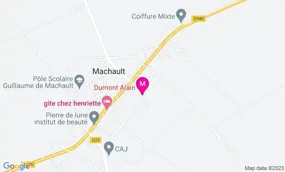 Localisation Dr Rachel Dubus
