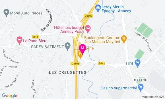 Localisation Dr Benedicte Hars