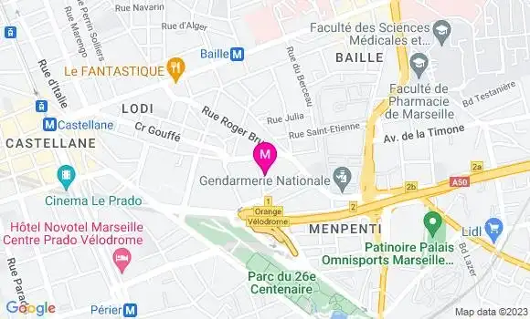 Localisation Dr Ferial Baha