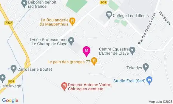 Localisation Dr Morgane Martin
