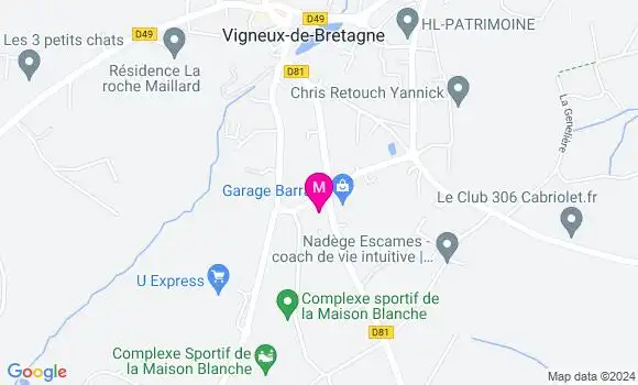 Localisation Dr Quentin Calvez