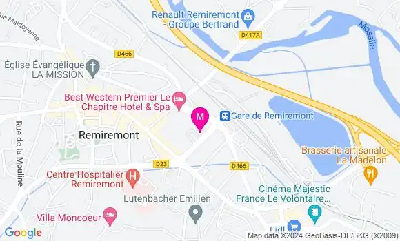 Localisation Dr Paul Emile Gall