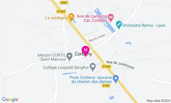 Localisation Dr Constance Leroy Dissoubray