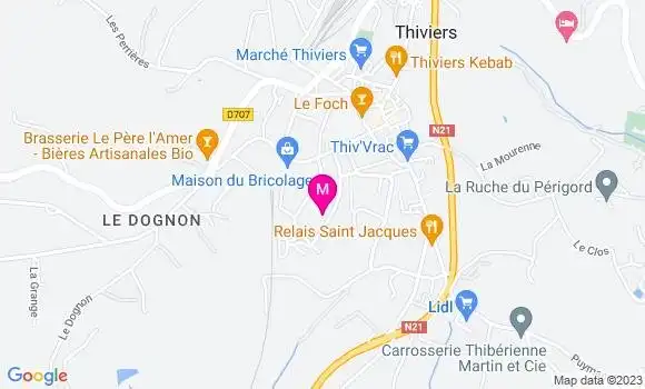 Localisation Dr Jean Christophe Eyssartier