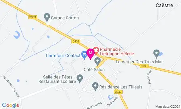 Localisation Dr Valentin Vanmerris