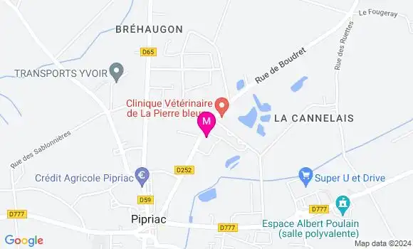 Localisation Dr Tiffany Bonnet