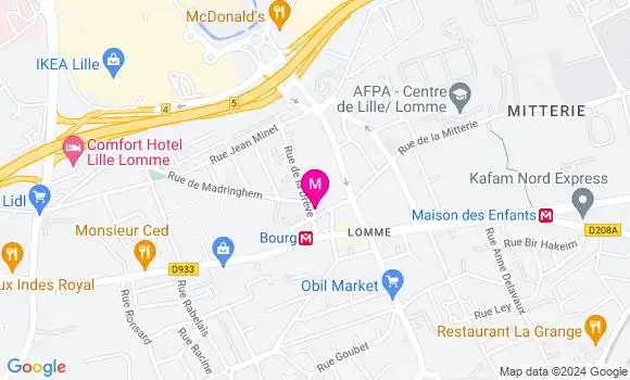 Localisation Dr Pauline Dernis
