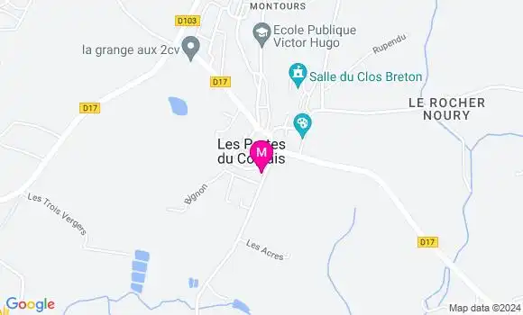 Localisation Dr Anaelle Le Bricquir
