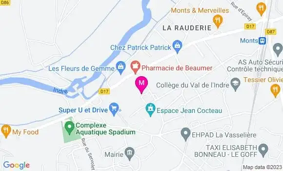 Localisation Dr Aurore Sibel