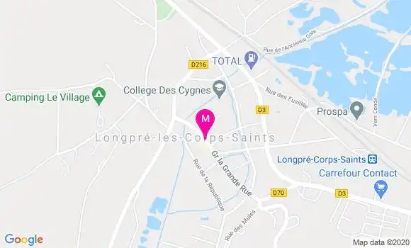 Localisation Dr Jean Pierre Montagnier Thomas